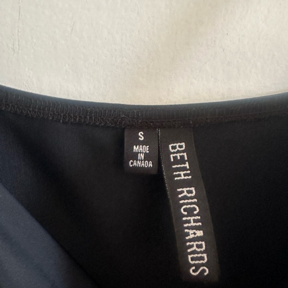Beth Richards Black Gisele One Piece Swimsuit size Small EUC - Picture 7 of 8